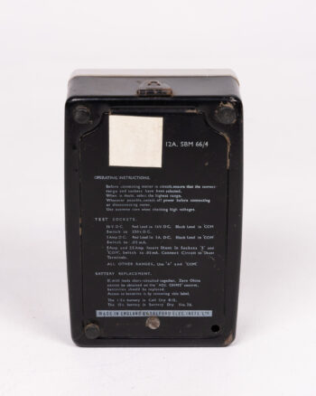 Vintage GPO No. 12A Multirange Meter w/ Leather Case