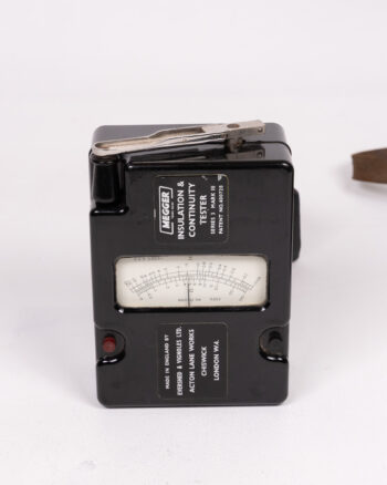 Vintage Megger Insulation Tester Series 3 w/ Leather Case