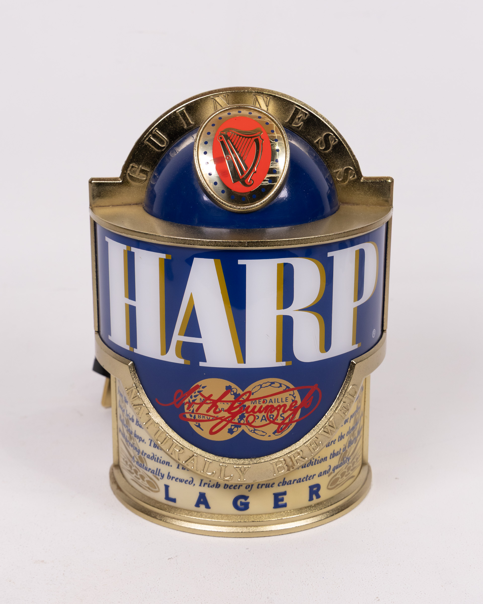 Vintage Harp Lager Light Up Bar-top Sign