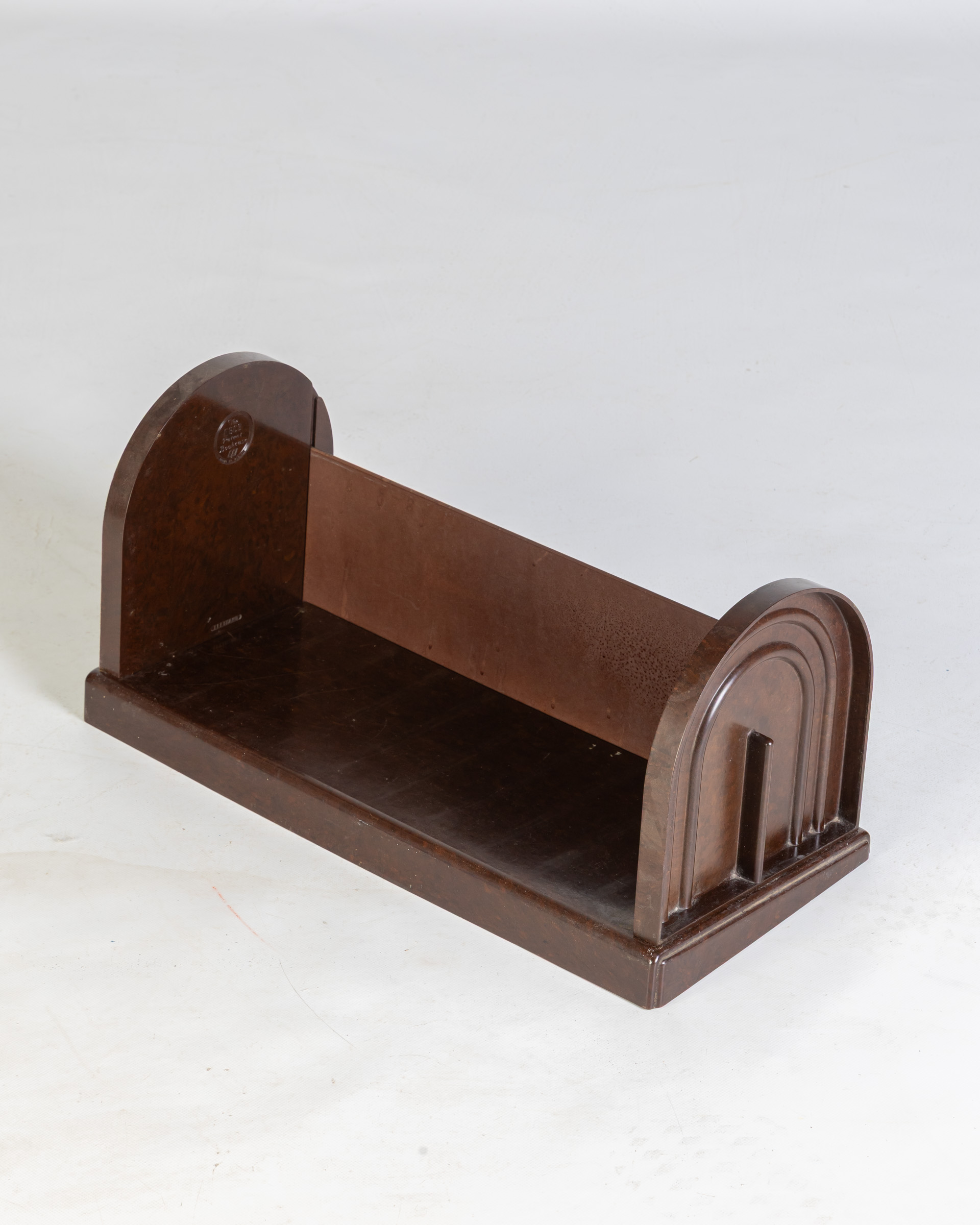 Vintage EBCO Patent Bakelite Bookcase – Brown