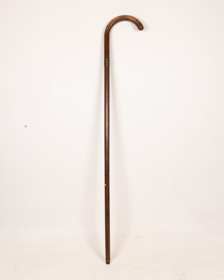 Vintage Walking Stick with Silver Band