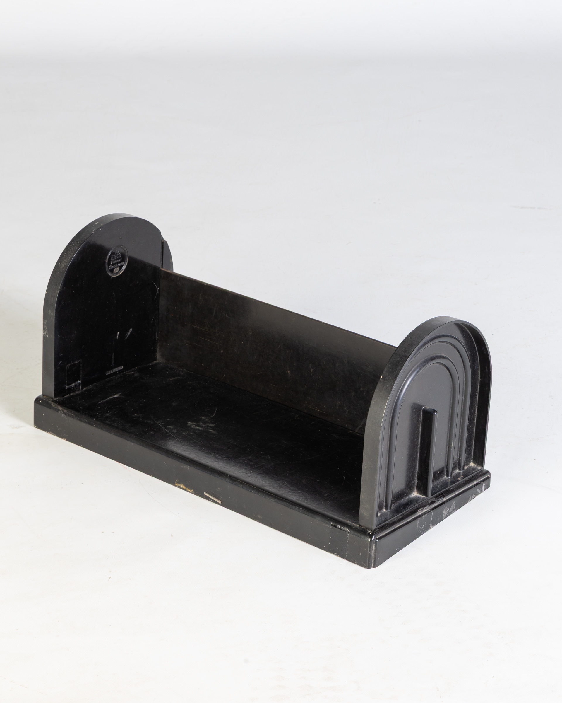 Vintage EBCO Patent Bakelite Bookcase – Black