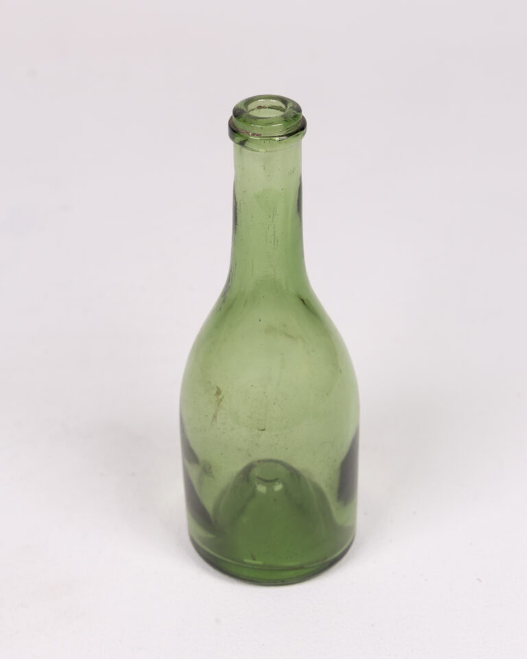 Vintage Green Glass Bottle
