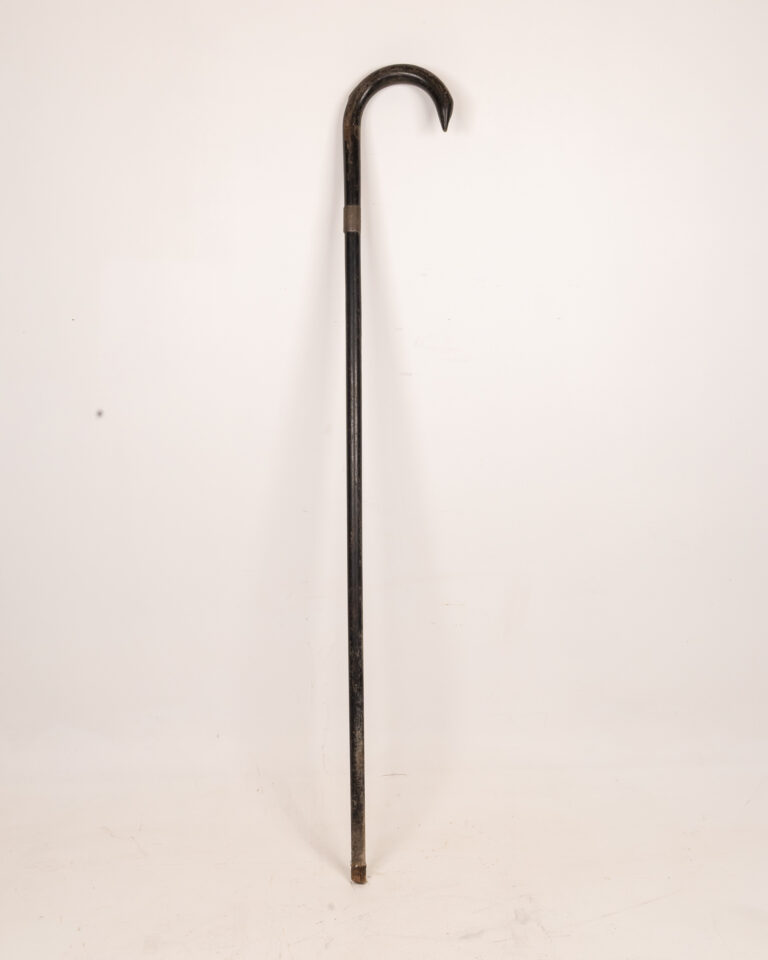 Vintage Walking Stick with Silver Band