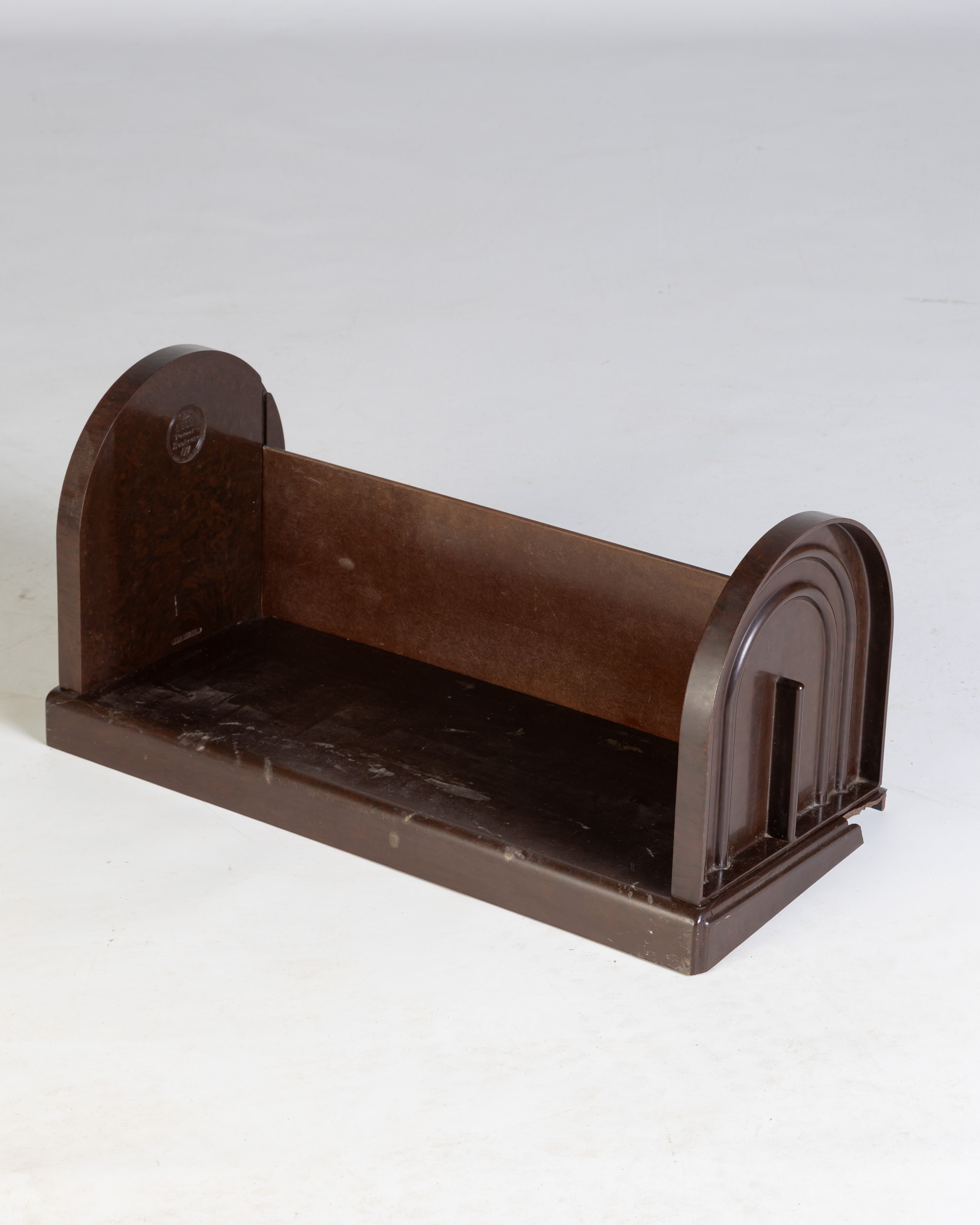 Vintage EBCO Patent Bakelite Bookcase – Brown (Damaged)