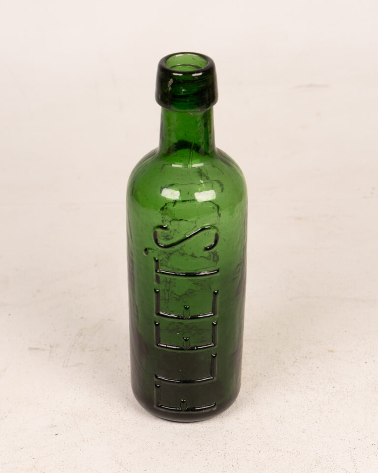 Vintage 'Fleet's' Green Glass Bottle