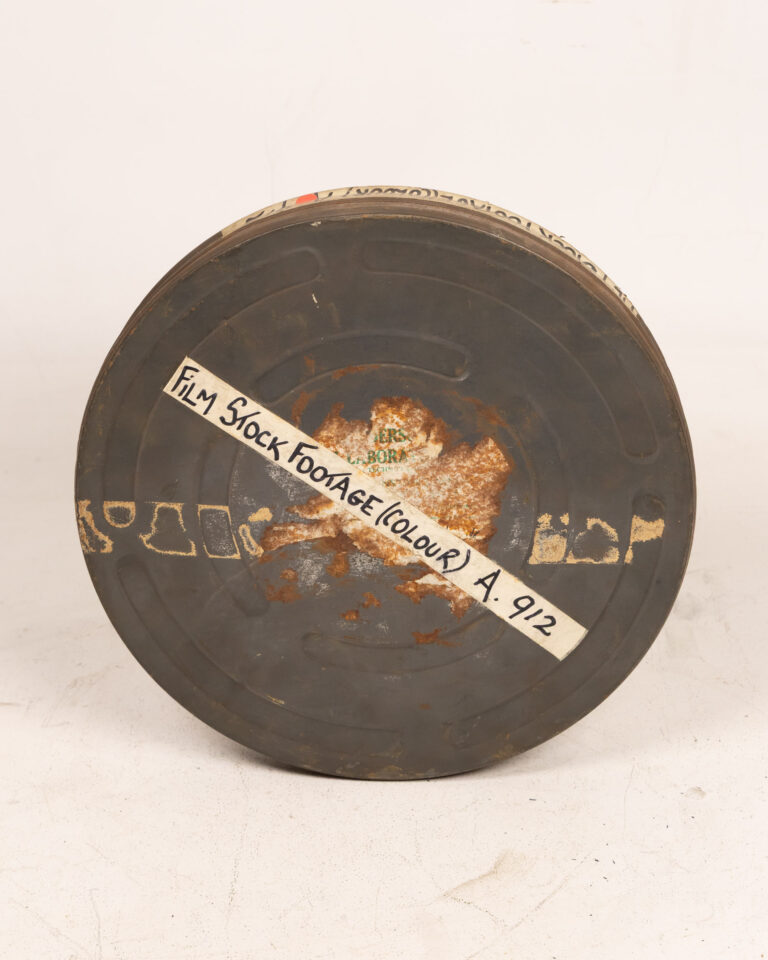 Vintage Technicolor Film Stock Footage Can