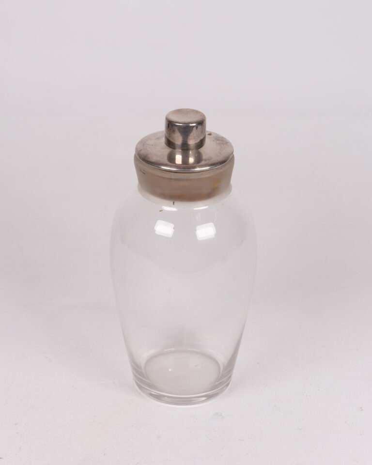 1920s Glass Cocktail Shaker