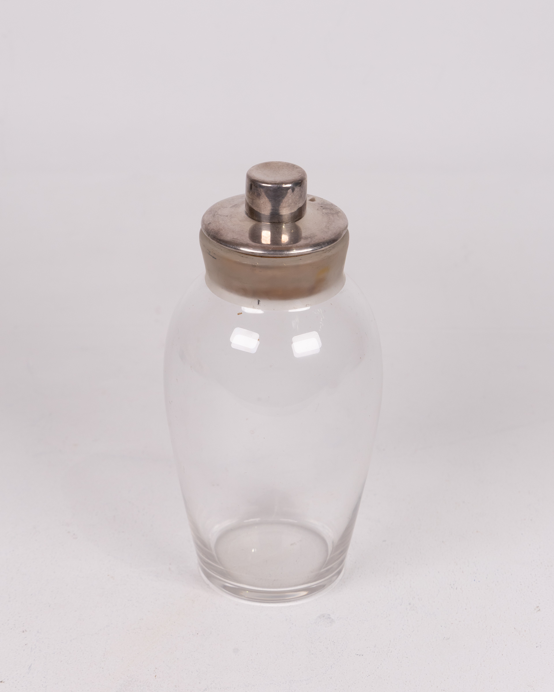 1920s Glass Cocktail Shaker