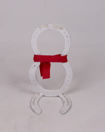 Upcycled Horseshoe Ornament with Ribbon