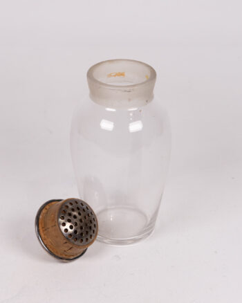 1920s Glass Cocktail Shaker