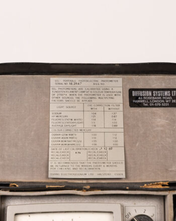 Vintage EEL Lightmaster Photometer in Leather Case