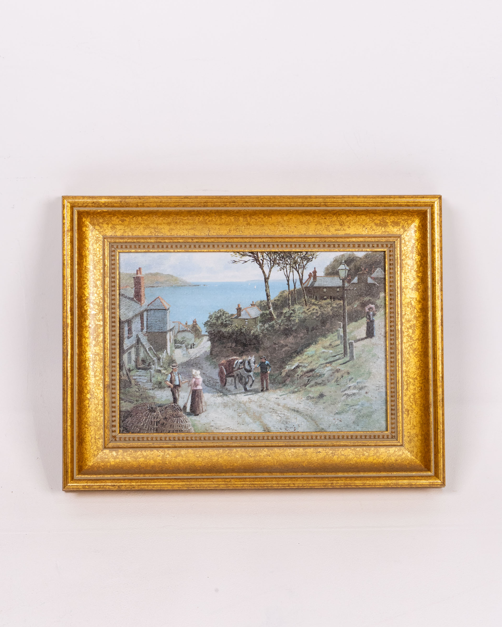 Small Rural Print in Gold Frame