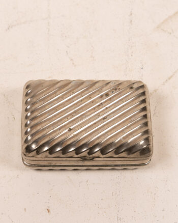 Vintage Silver Plated Pill Box