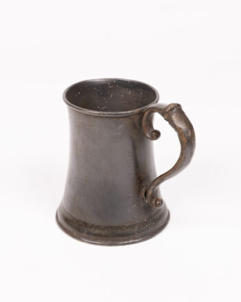 Vintage Pewter Tankard Mug with Handle