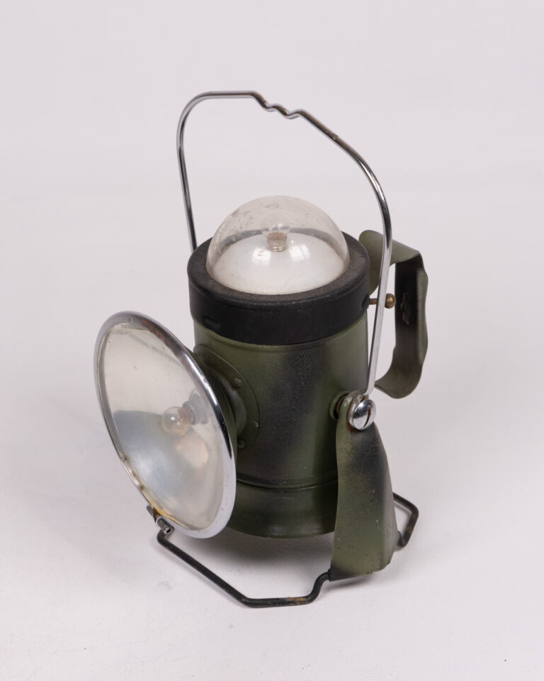 Vintage Ever Ready Green Military Lamp