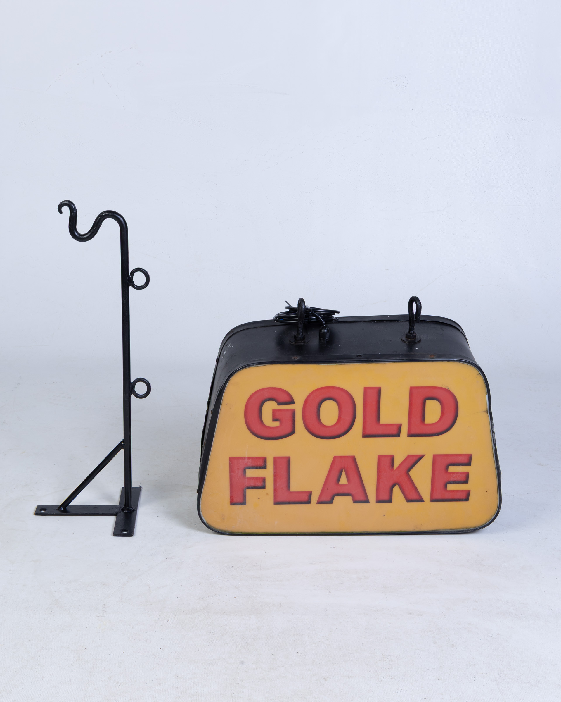 Vintage Gold Flake Tobacco Light-up Sign with Bracket