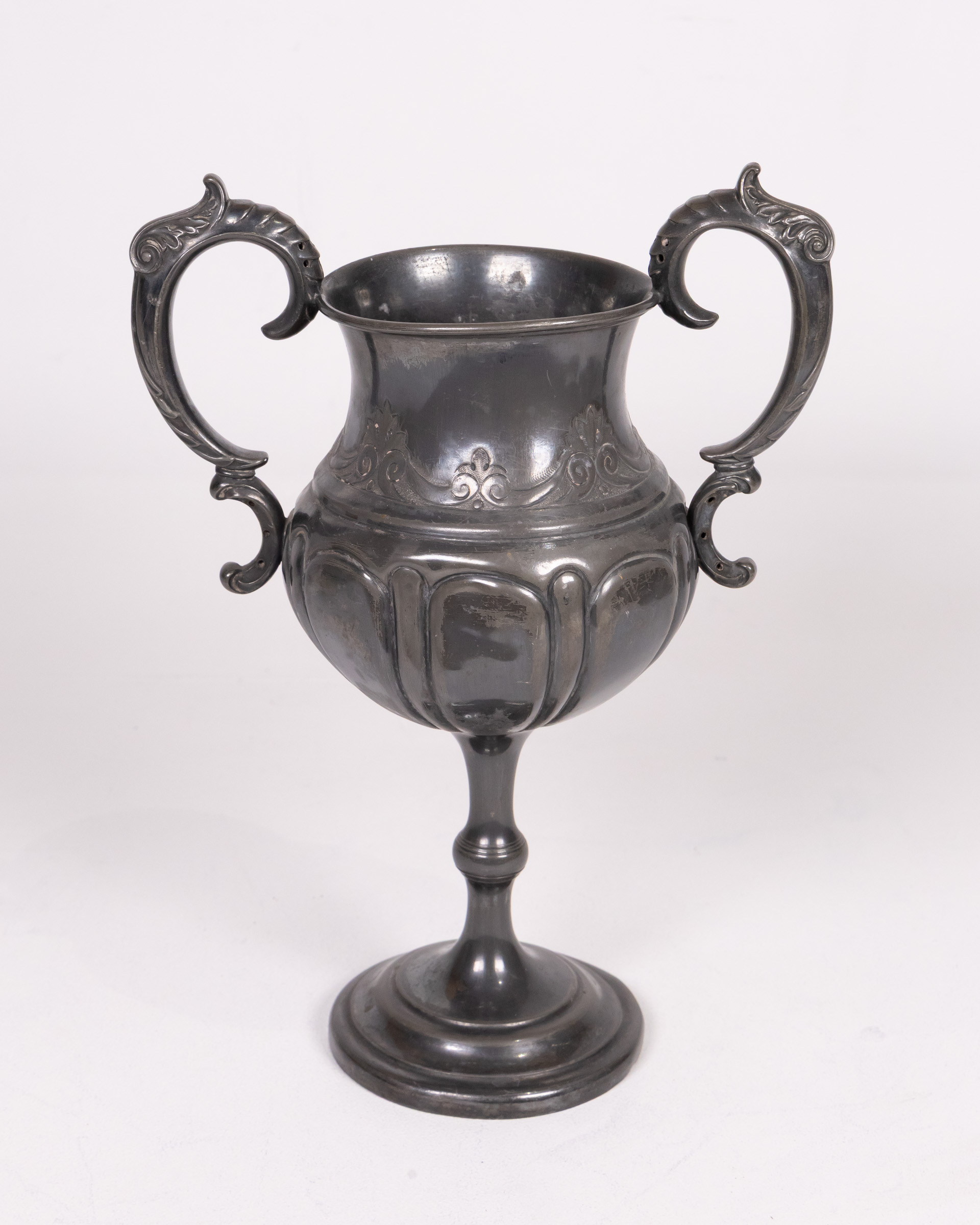 Vintage Pewter Trophy Cup