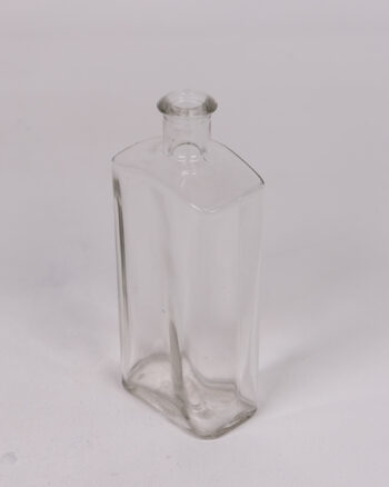 Vintage Clear Glass Apothecary Bottle