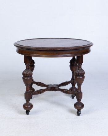 Alternative view of Antique Oak Circular Occasional Table