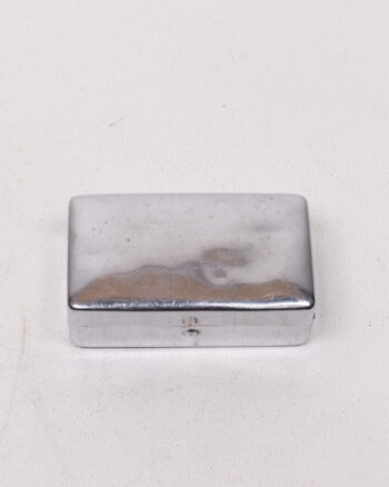 Vintage Rectangular Metal Trinket Box