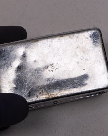 Vintage Rectangular Metal Trinket Box