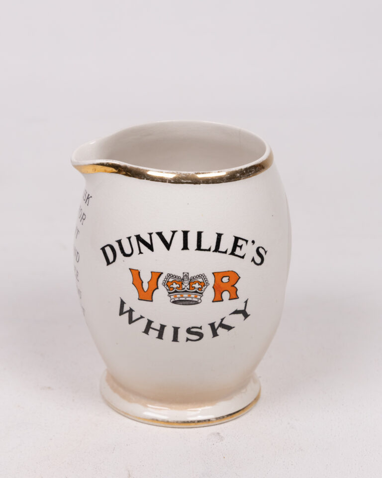 Dunville's VR Whiskey Ceramic Jug