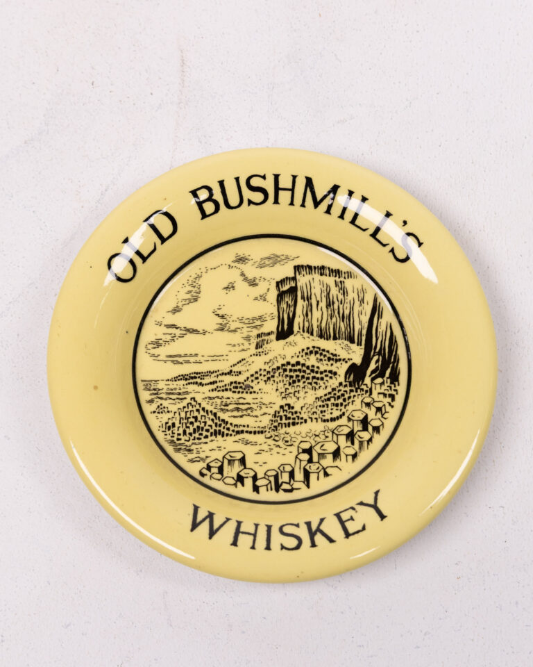 Old Bushmills Whiskey Ceramic Tip plate