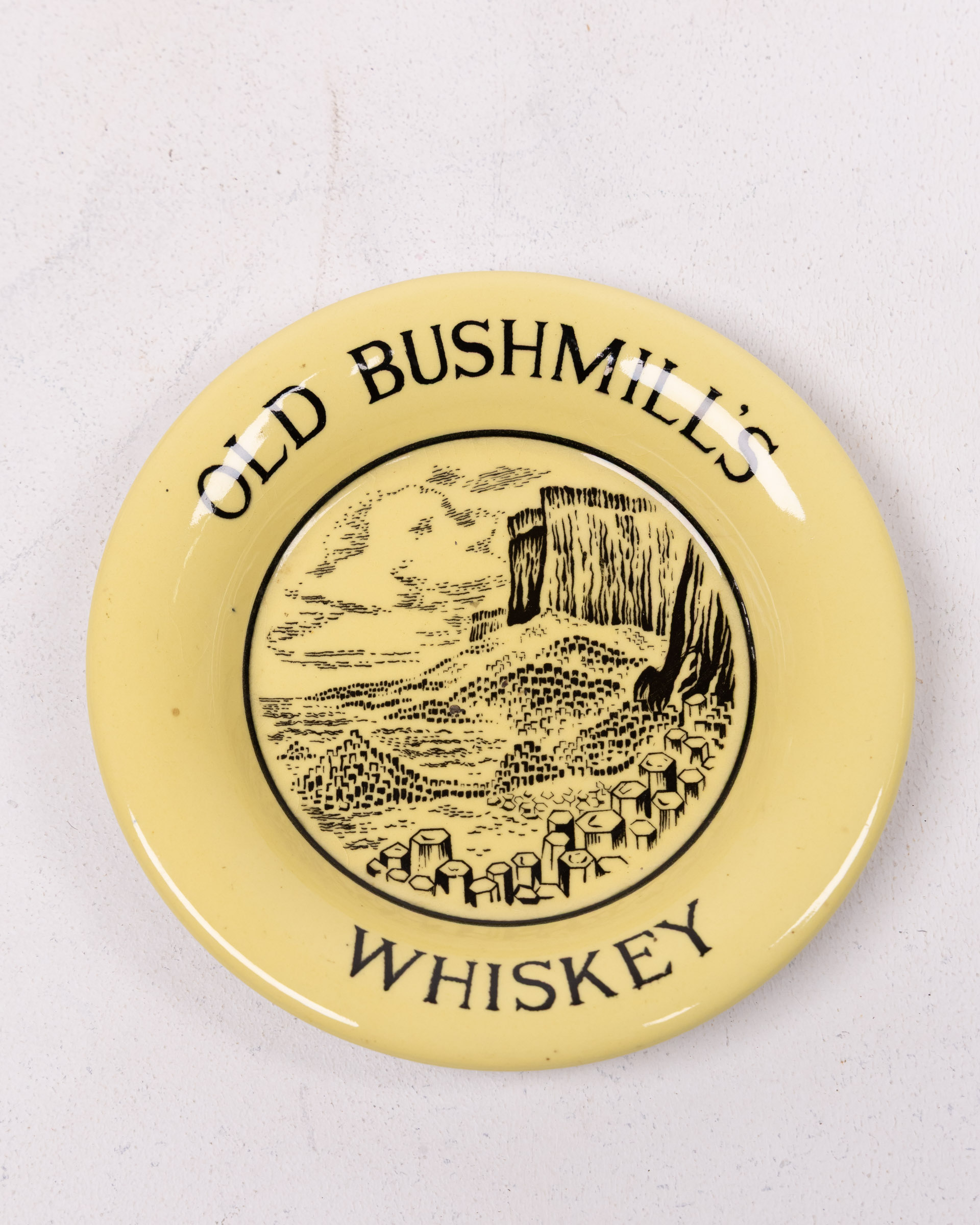 Old Bushmills Whiskey Ceramic Tip plate