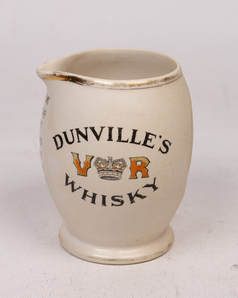 Ceramic Dunville's VR Round Whiskey Jug
