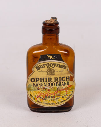 Ophir Rich Kangaroo Brand Wine Bottle