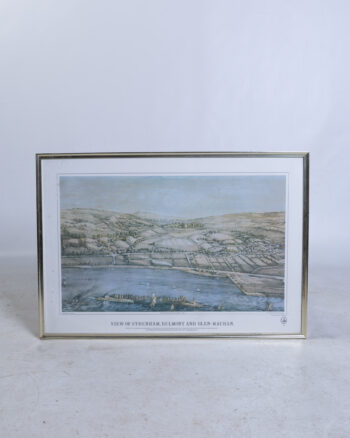 Framed ‘View of Sydenham, Belmont & Glen-Machan’ Historical Landscape Print