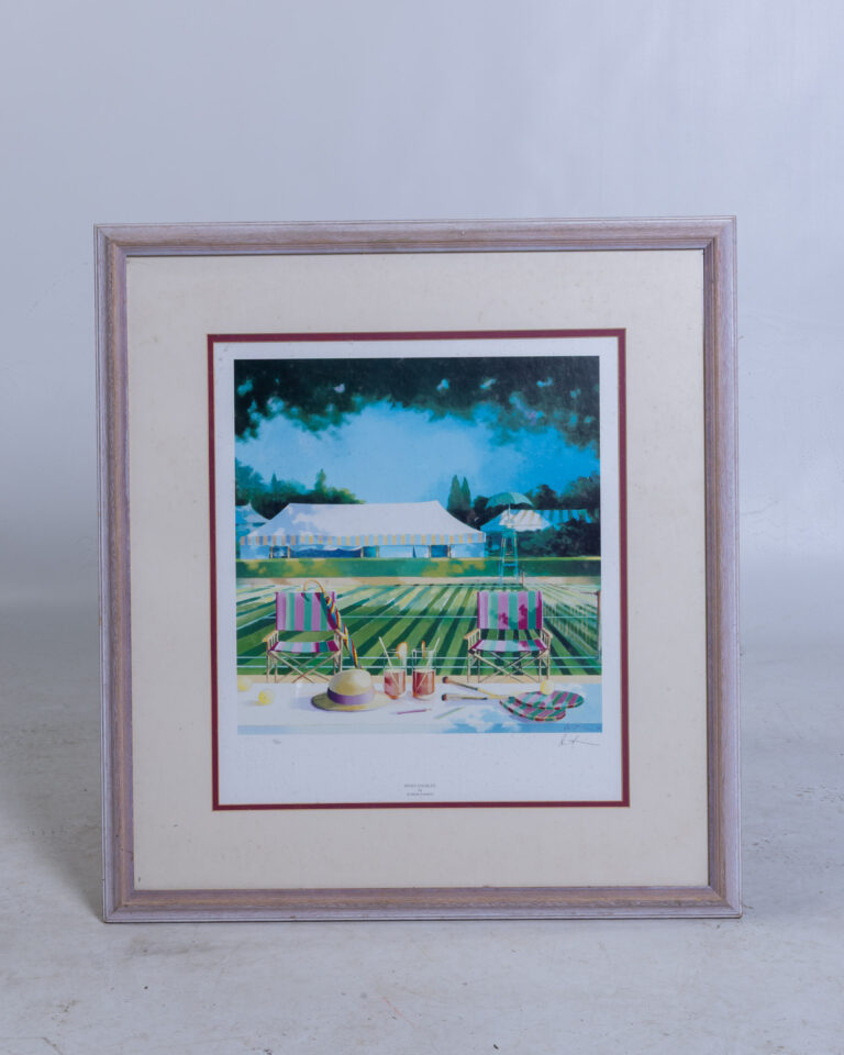 Framed "Mixed Doubles" Print by Andrew Hewkin