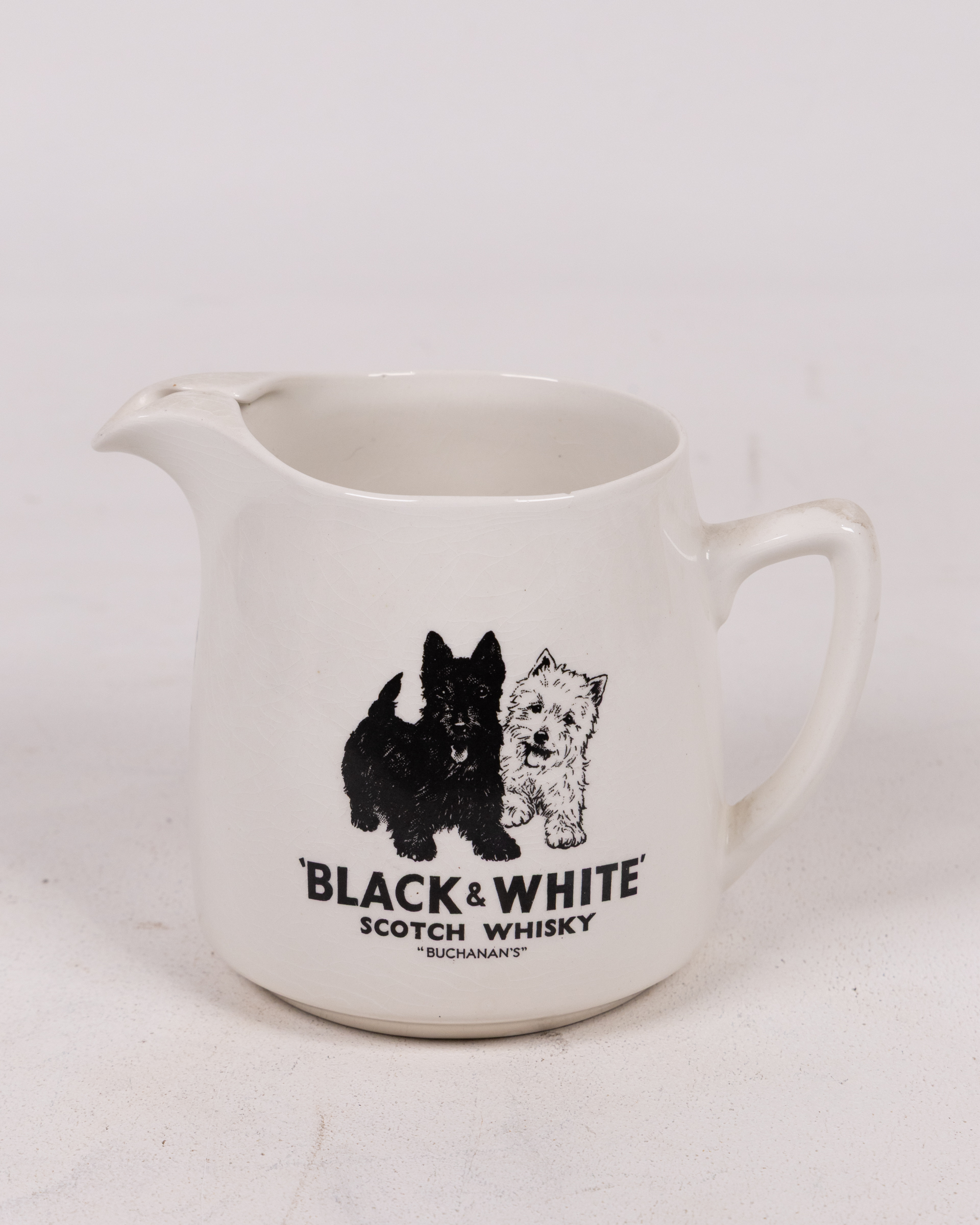 Vintage Black & White Scotch Whisky Jug