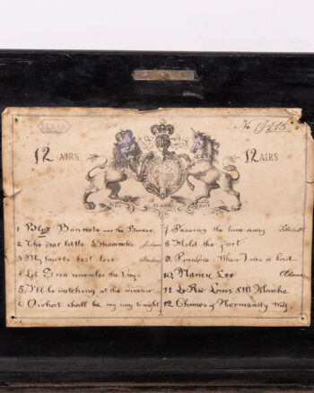 Antique c1880 Marquetry Inlay Cylinder Music Box