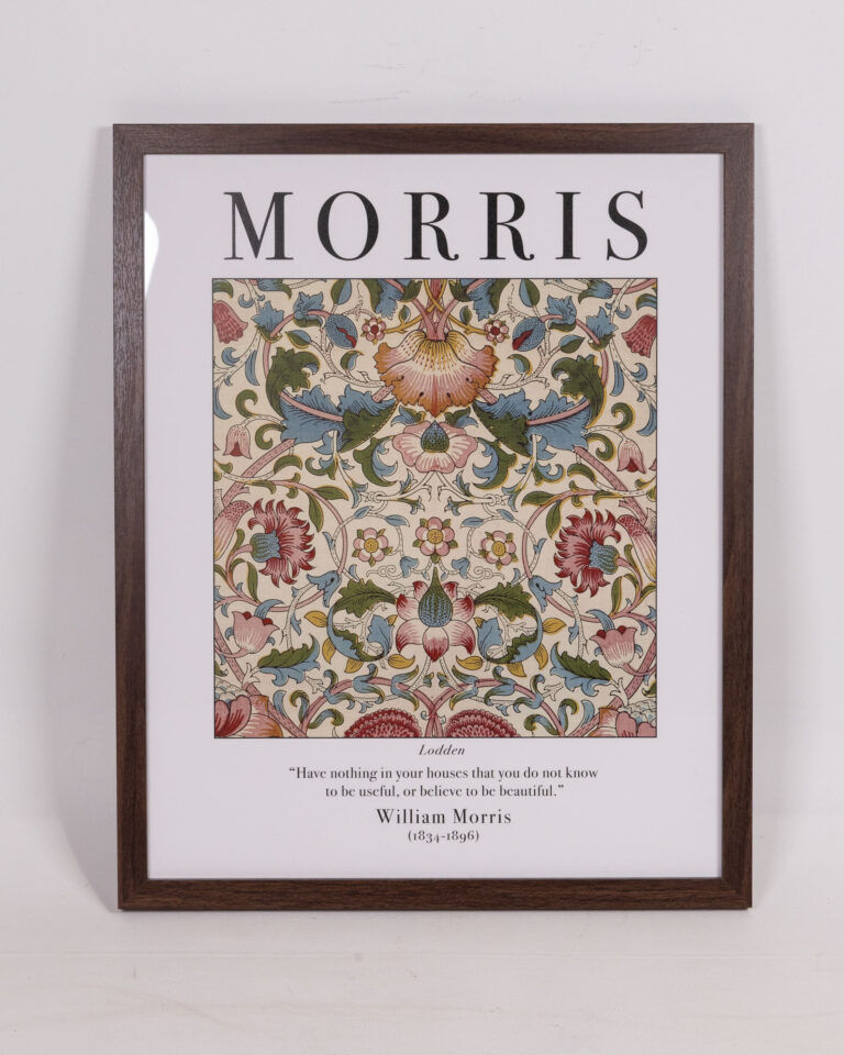 William Morris 50x40 Framed Print - Lodden