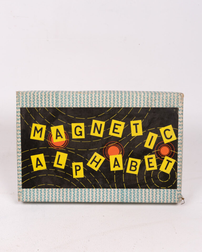 Vintage Magnetic Alphabet Toy