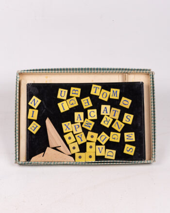 Vintage Magnetic Alphabet Toy