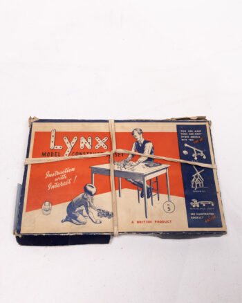 Vintage Lynx Model Construction Set No. 5 Boxed Construction Toy