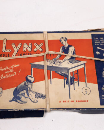 Vintage Lynx Model Construction Set No. 5 Boxed Construction Toy