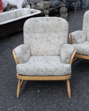 Alternative view of Mid Century Ercol Windsor Jubilee Three Piece Suite