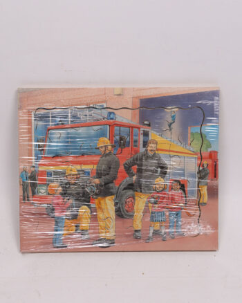 Vintage Fire Engine Kids Jigsaw Puzzle