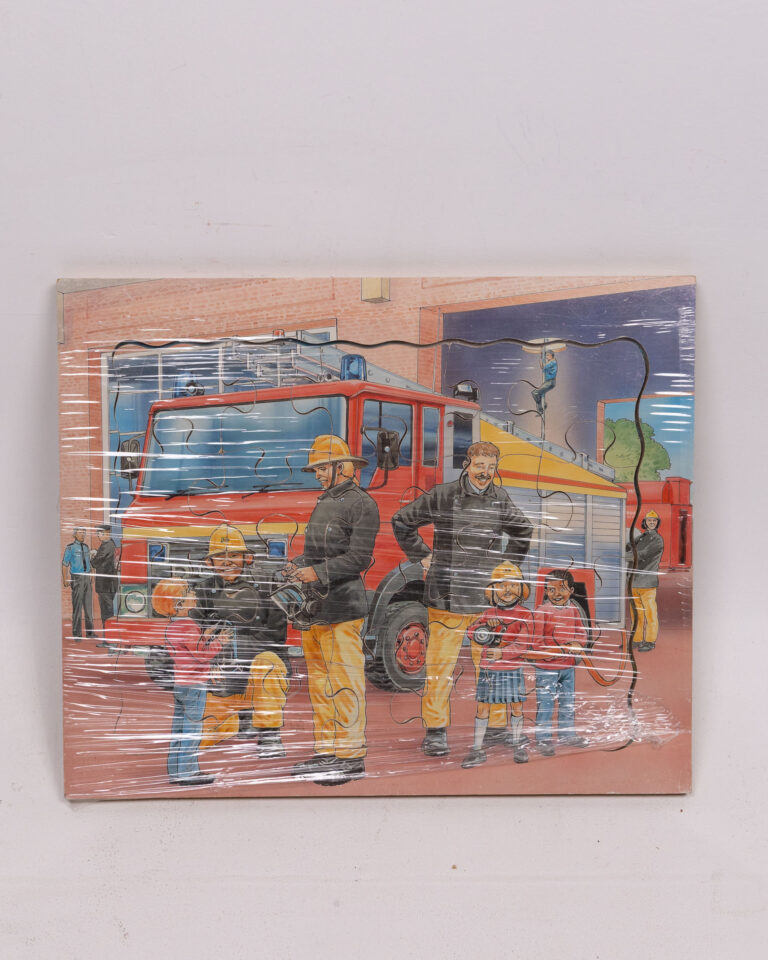 Vintage Fire Engine Kids Jigsaw Puzzle
