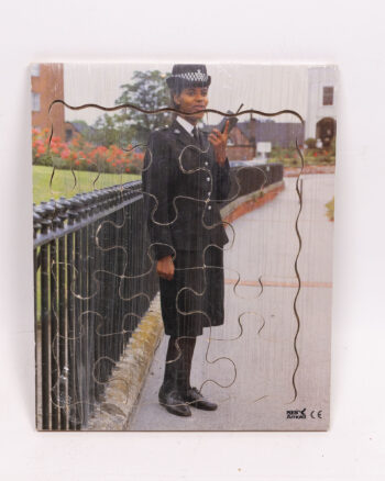 Vintage NES Arnold Wooden Jigsaw Puzzle – Police Officer