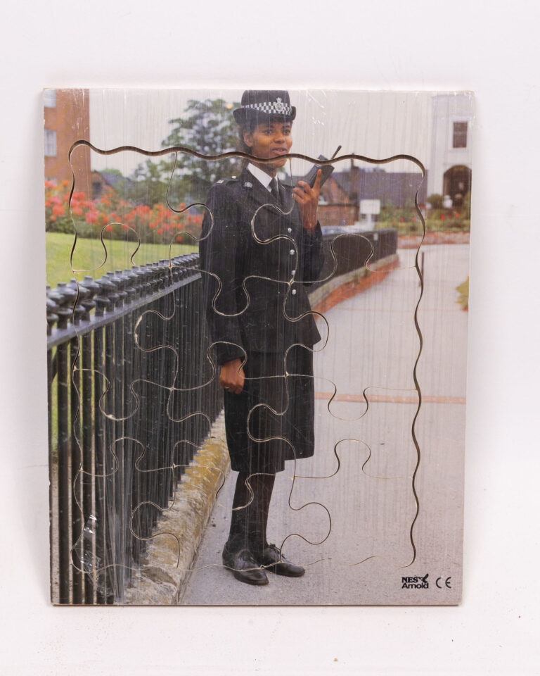 Vintage NES Arnold Wooden Jigsaw Puzzle - Police Officer