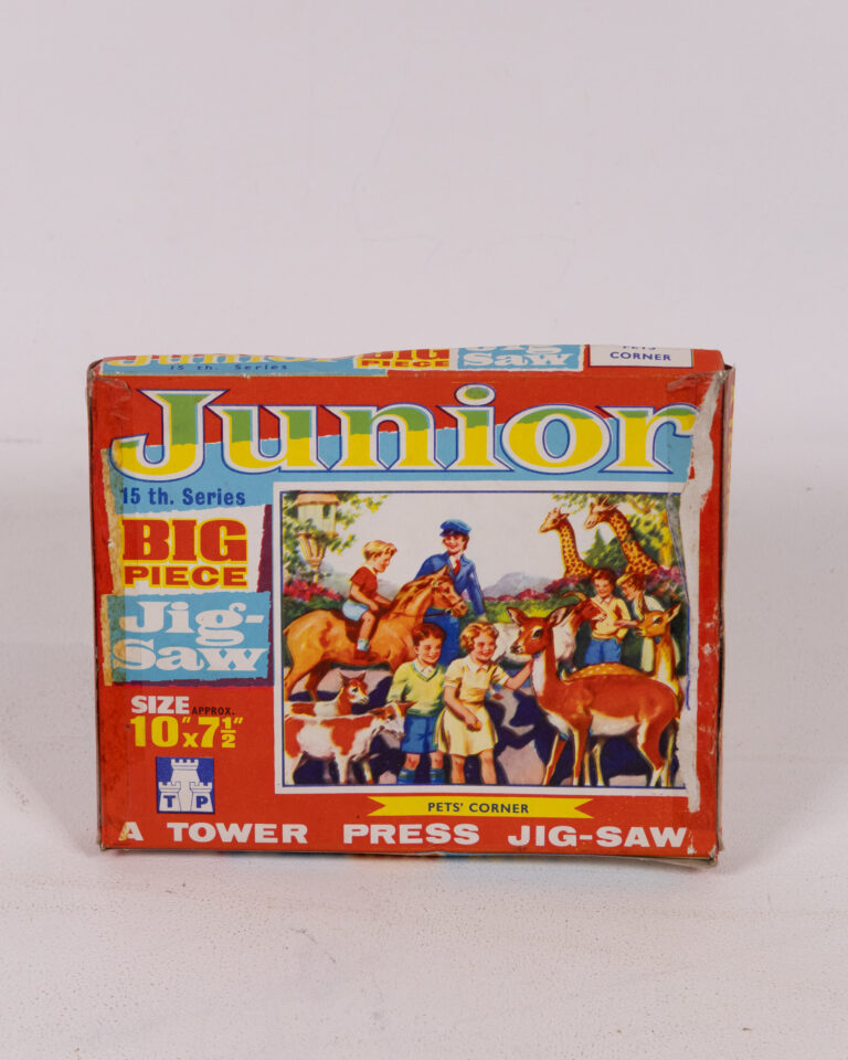 Vintage Tower Press Junior Big Piece Jigsaw Puzzle - Pets' Corner