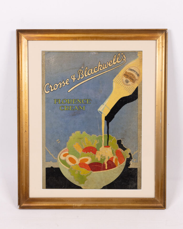 Crosse & Blackwell's Florence Cream Framed Advert