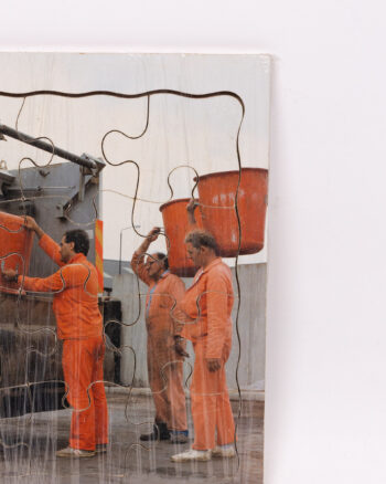 Vintage NES Arnold Jigsaw Puzzle – Refuse Collectors