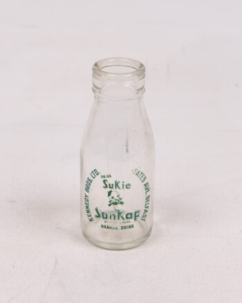 Vintage Sunkap Orange Drink Glass Bottle