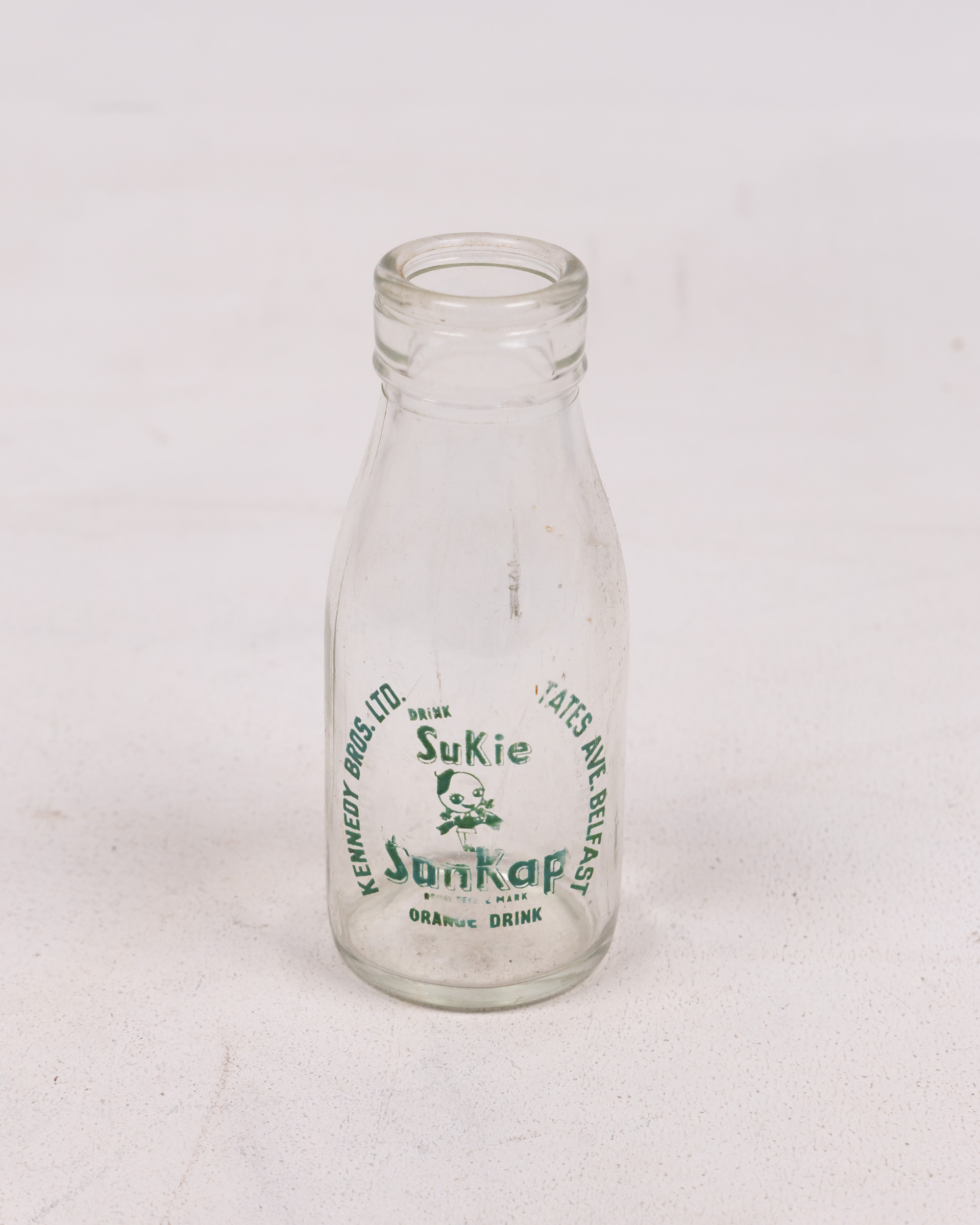 Vintage Sunkap Orange Drink Glass Bottle